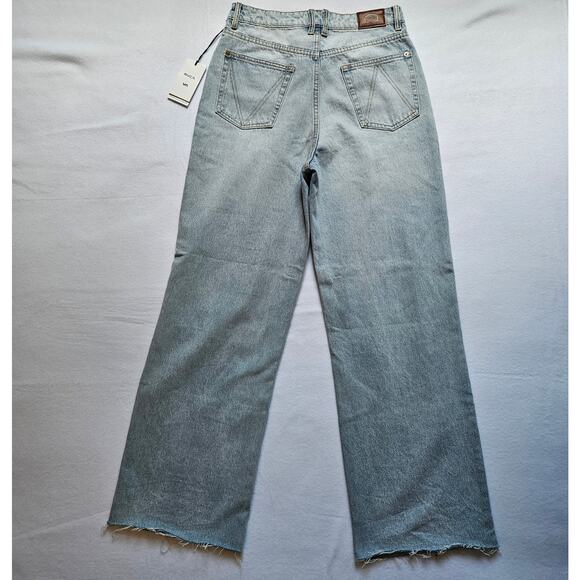 RVCA Women's Coco Denim Jeans Light Wash Relaxed Fit Distressed Ripped Jeans 28 - Picture 13 of 16